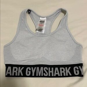 Gymshark Gray Sports Bra Racerback Seamless
